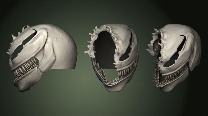 Mask (MS_0547) 3D model for CNC machine